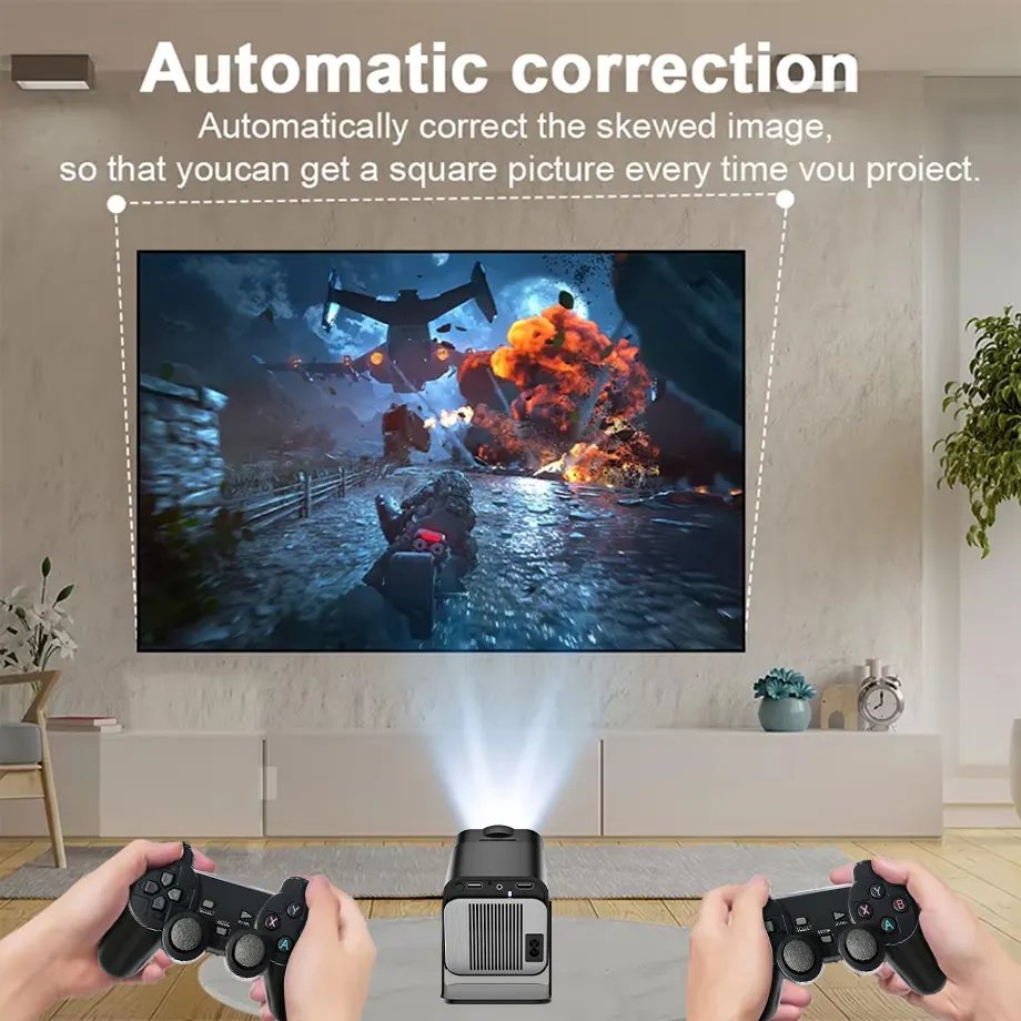 Smart Mini Projector With Android Tv Hcs350 Pro Projector